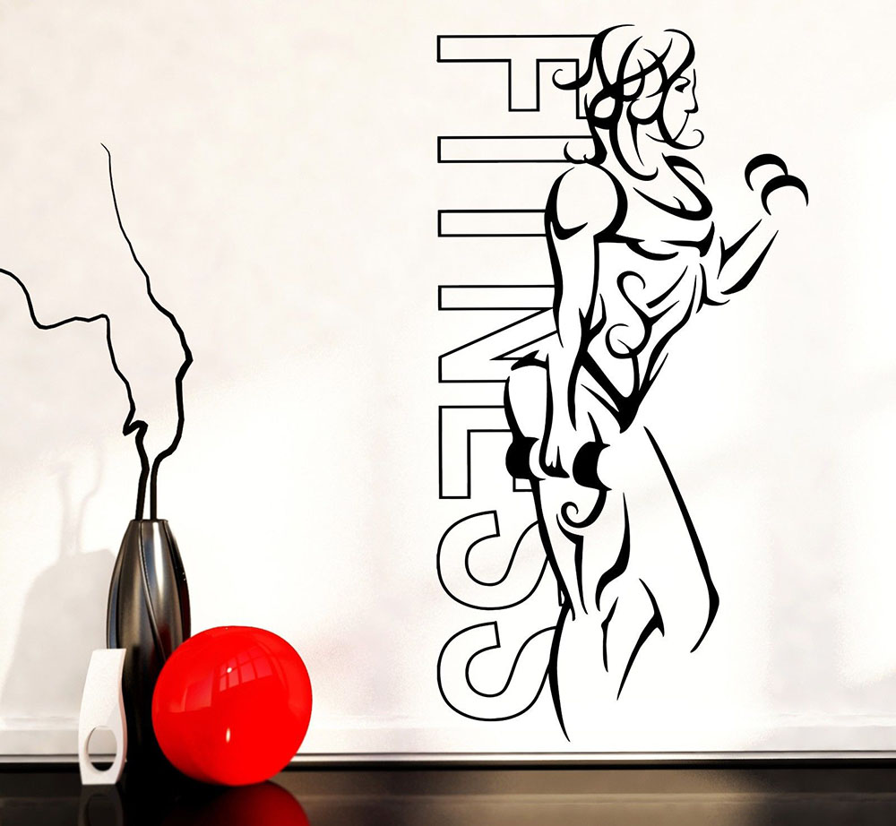 Yoga Health & Fitness Centre - Tường Dán Vinyl Tập Thể Dục