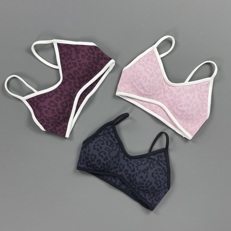 Sports Bra Women Leopard Print - đánh giá và giá Yoga Fitness Stretching Strap