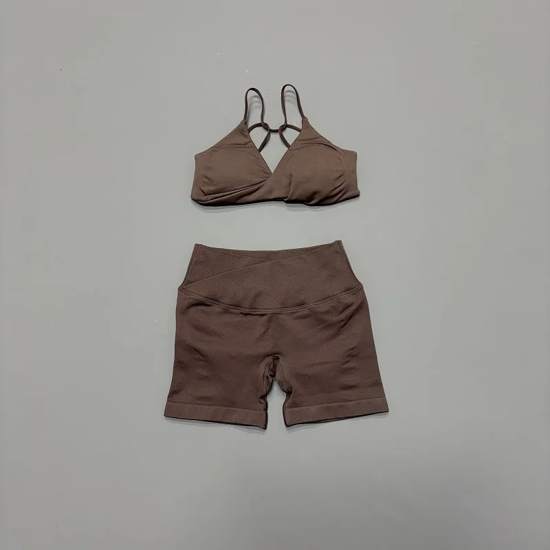 2 Pieces Workout Set Women Sur - đánh giá và giá Yoga Fitness Stretching Strap