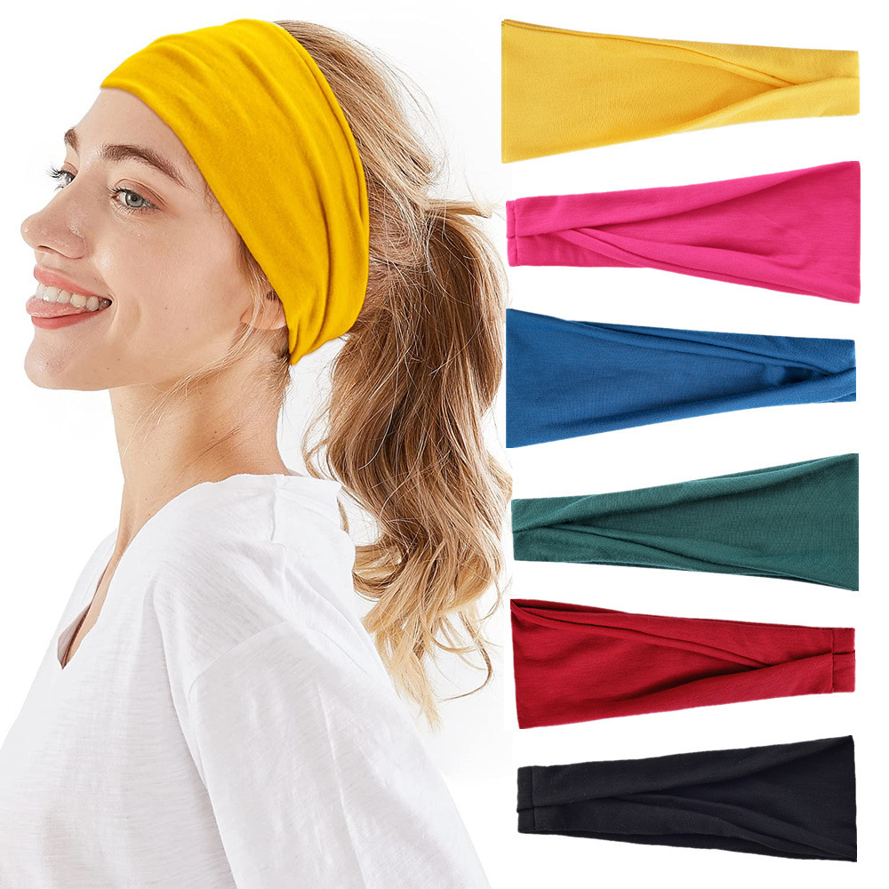 Solid Color Sports Yoga Headba - đánh giá và giá Yoga Fitness Stretching Strap