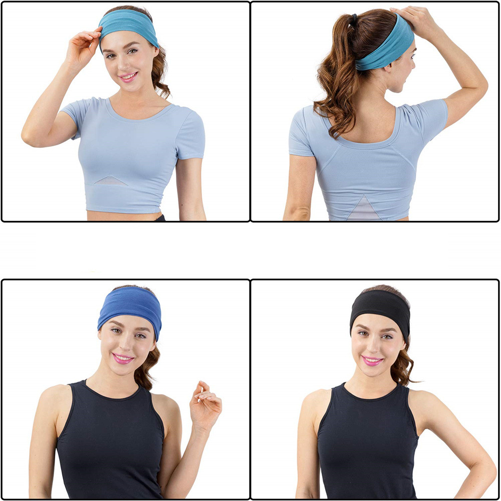 Solid Color Sports Yoga Headba - đánh giá và giá Yoga Fitness Stretching Strap