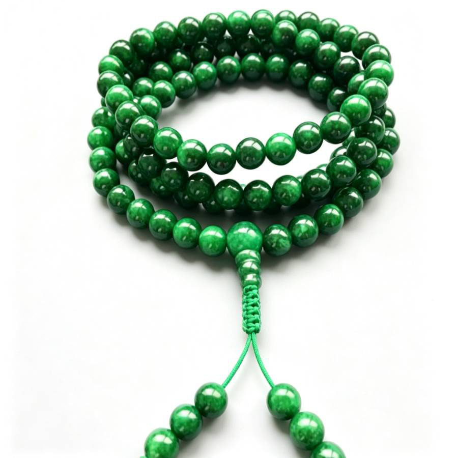 6mm 108 Natural Green jade bea - đánh giá và giá Yoga Health & Fitness Centre