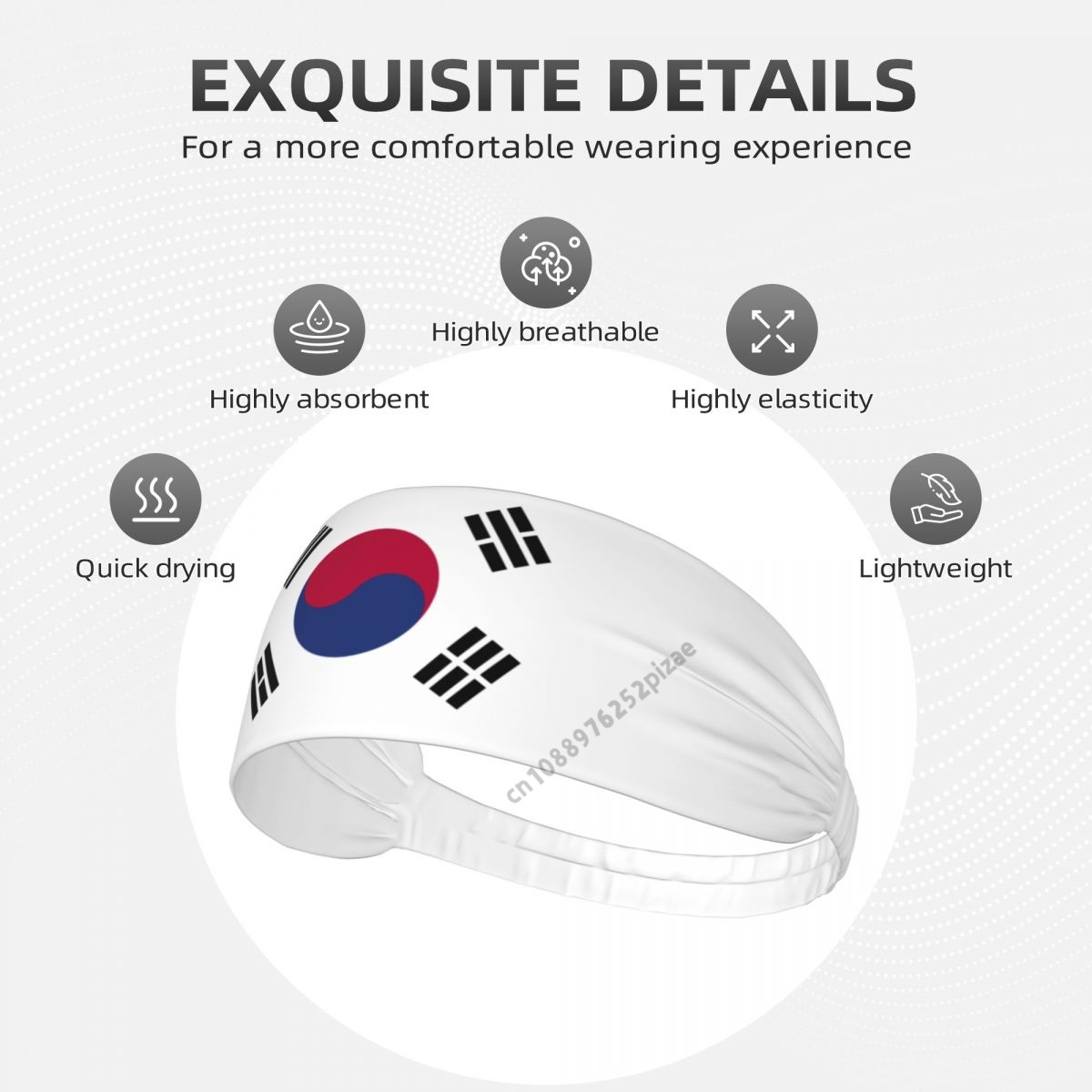 South Korea Flag Men Women Ban - đánh giá và giá Yoga Fitness Stretching Strap
