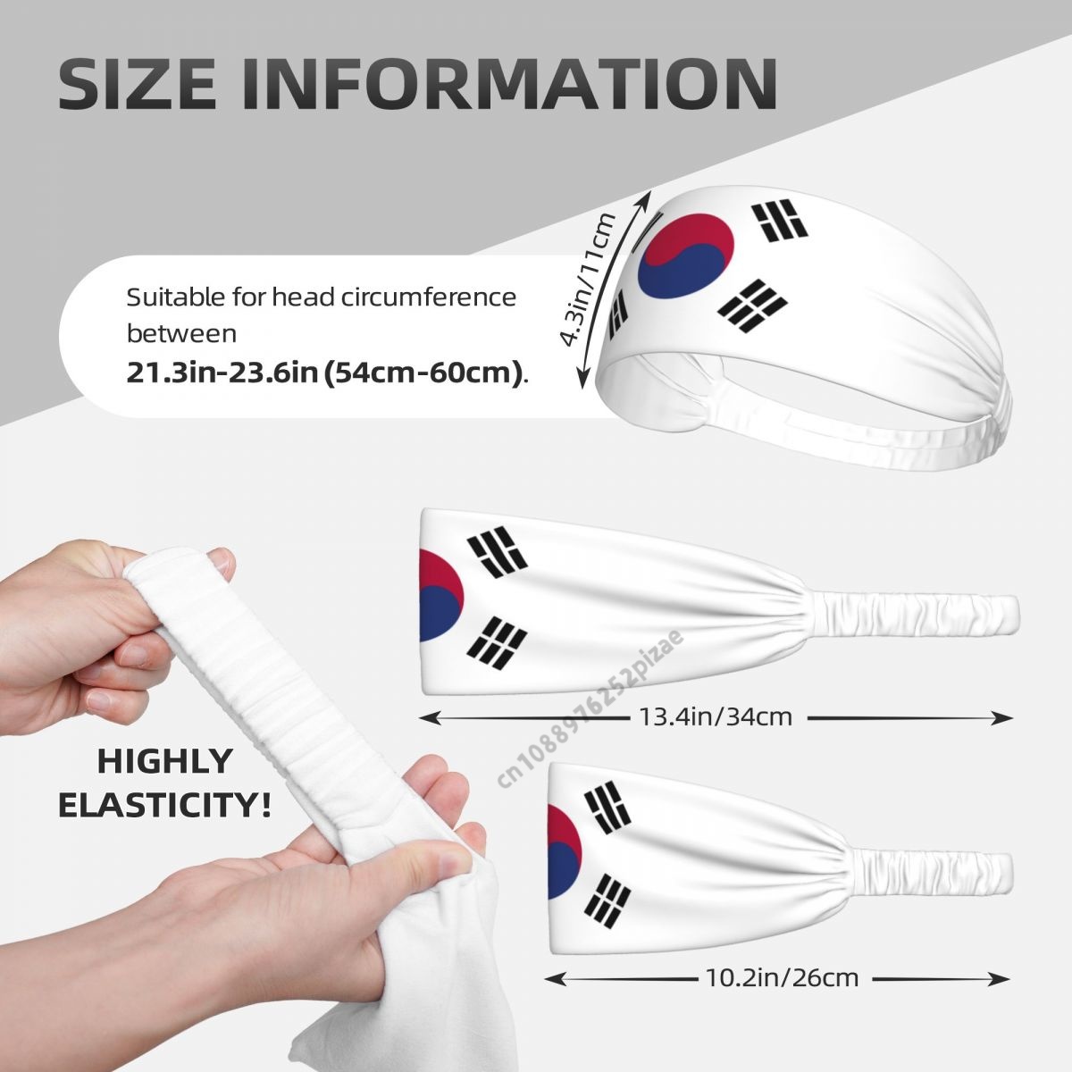 South Korea Flag Men Women Ban - đánh giá và giá Yoga Fitness Stretching Strap