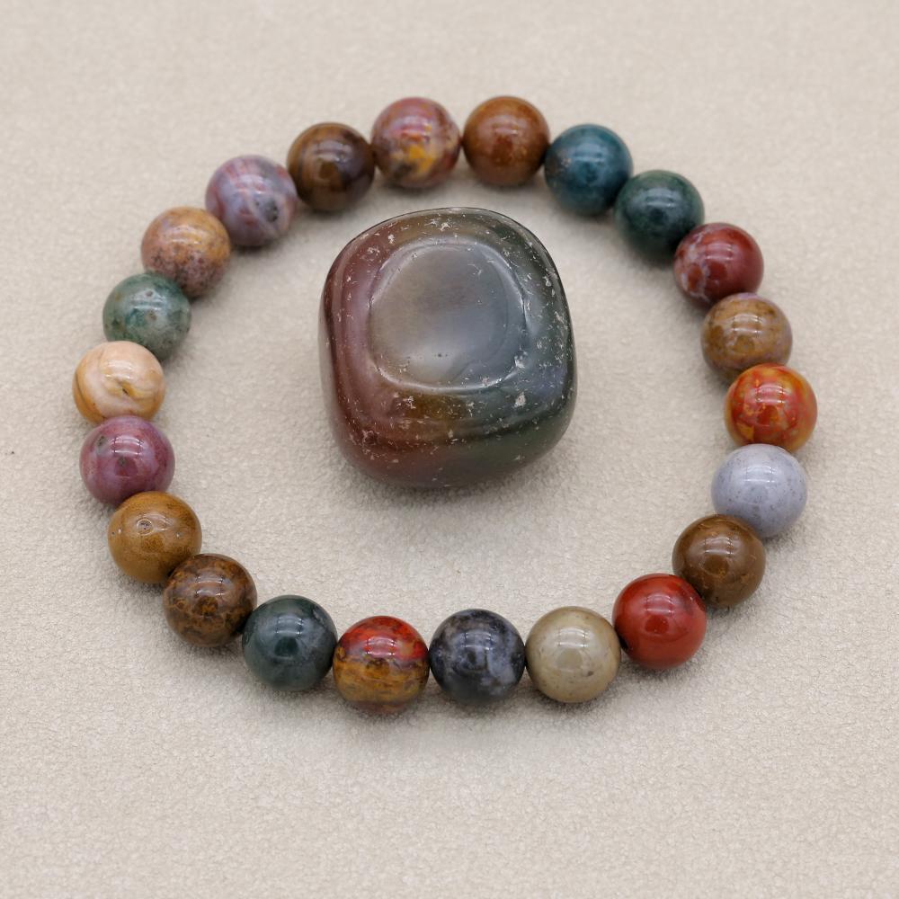 8mm Natural Stone Ocean Jasper - đánh giá và giá Yoga Health & Fitness Centre