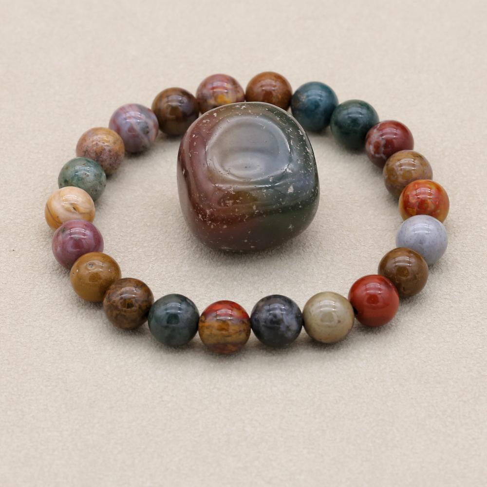 8mm Natural Stone Ocean Jasper - đánh giá và giá Yoga Health & Fitness Centre