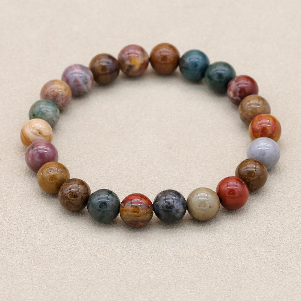 8mm Natural Stone Ocean Jasper - đánh giá và giá Yoga Health & Fitness Centre