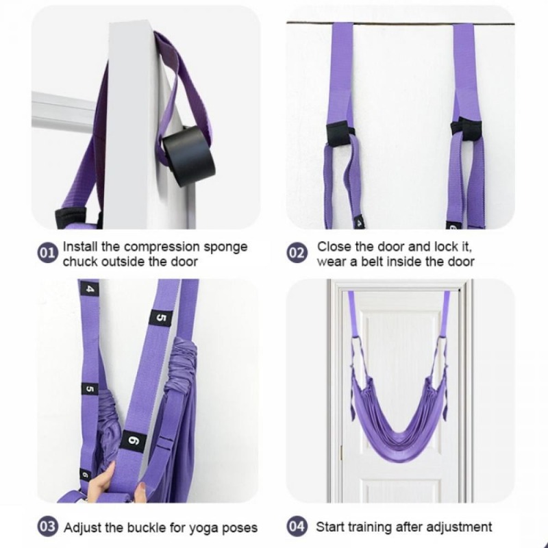 Adjustable Aerial Yoga Hammock - đánh giá và giá Yoga Fitness Stretching Strap