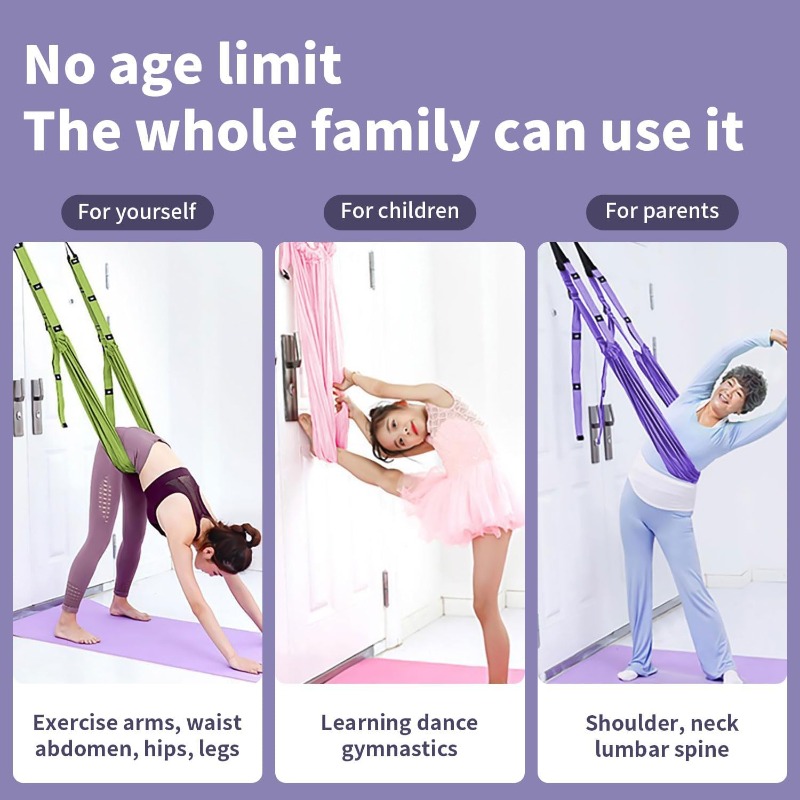 Adjustable Aerial Yoga Hammock - đánh giá và giá Yoga Fitness Stretching Strap